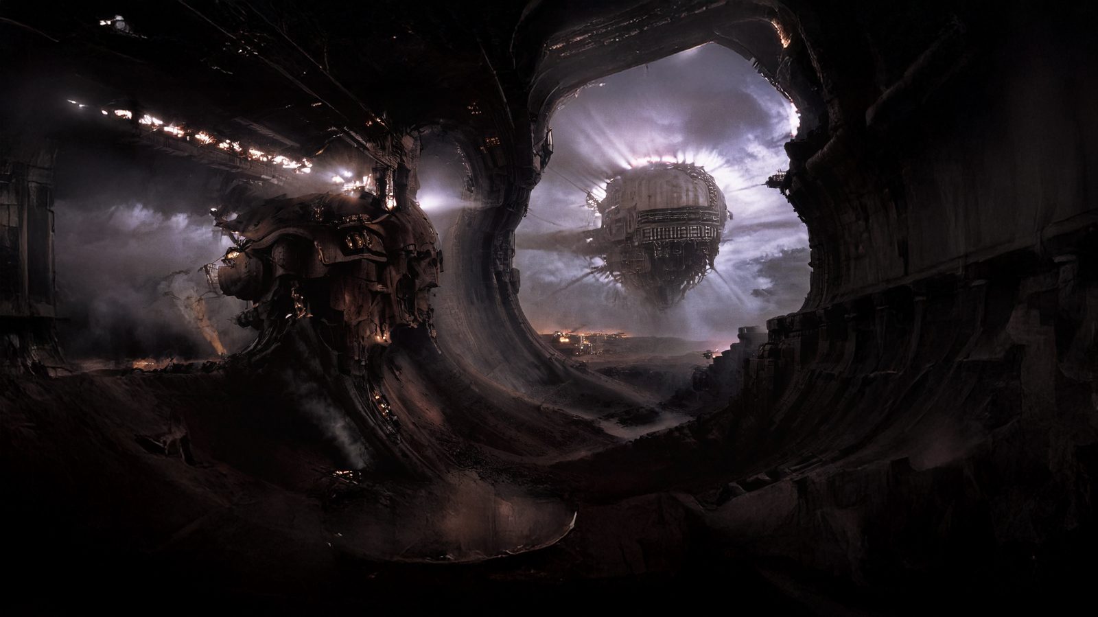 Biomech kit part — anamorphic creature