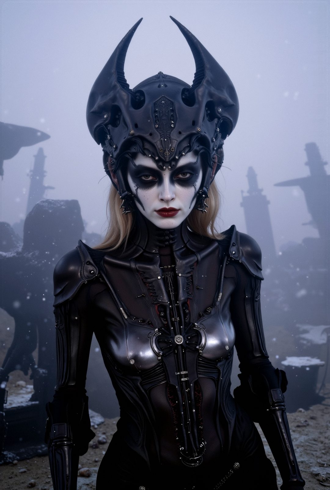Armored Figure — Portrait · Subterranean Dune · Black