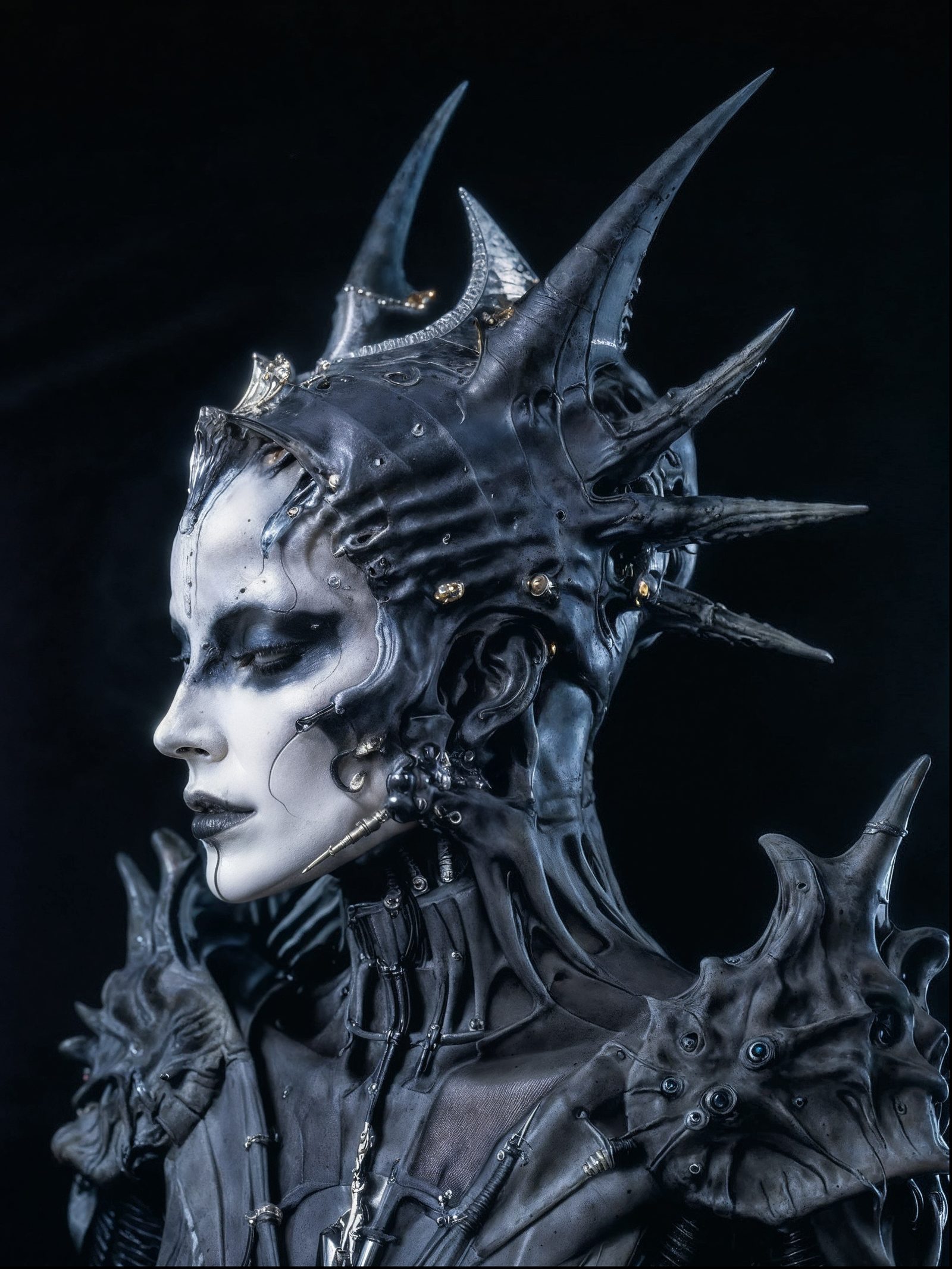 Female Humanoid — Portrait · Subterranean Dune Winter · Silver