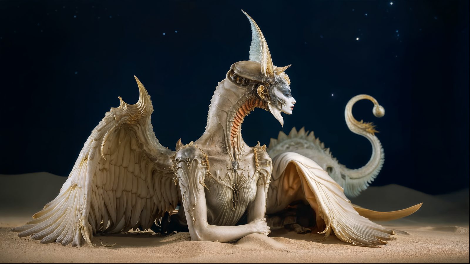 Creature — Detail · Abyssal Dunes · Amber