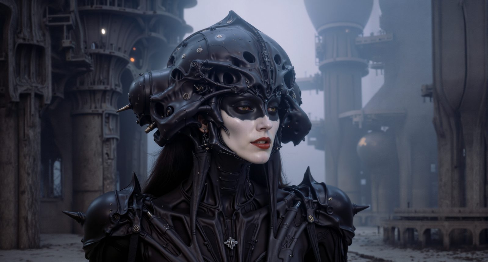 Humanoid — Portrait · Industrial Subterranean · Black