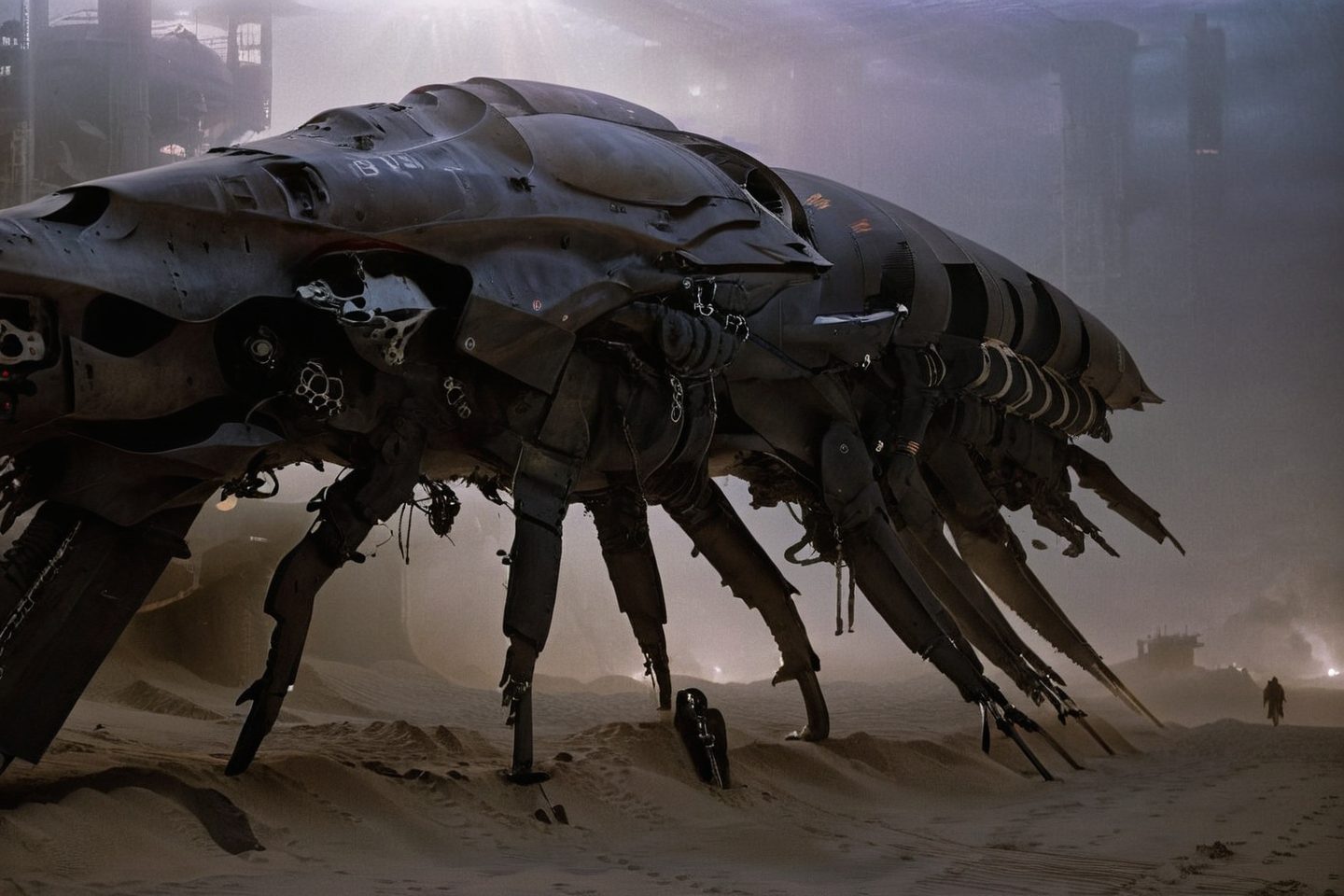 Hydra Creature — Detail · Subterranean Dune · Silver