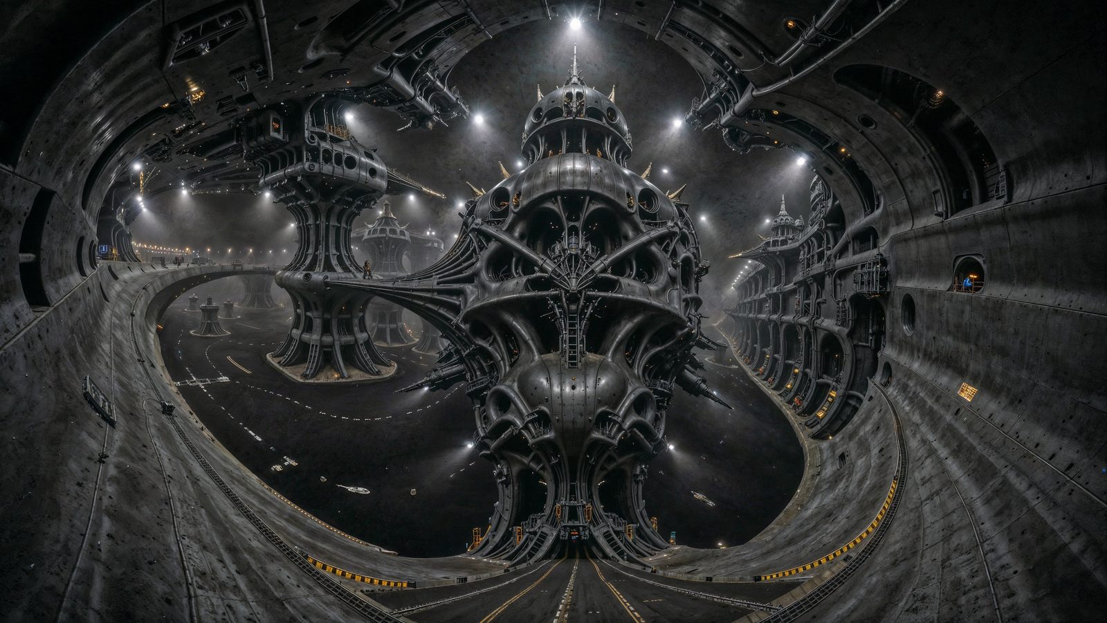 Suborbital — Wide · Industrial Subterranean · Silver