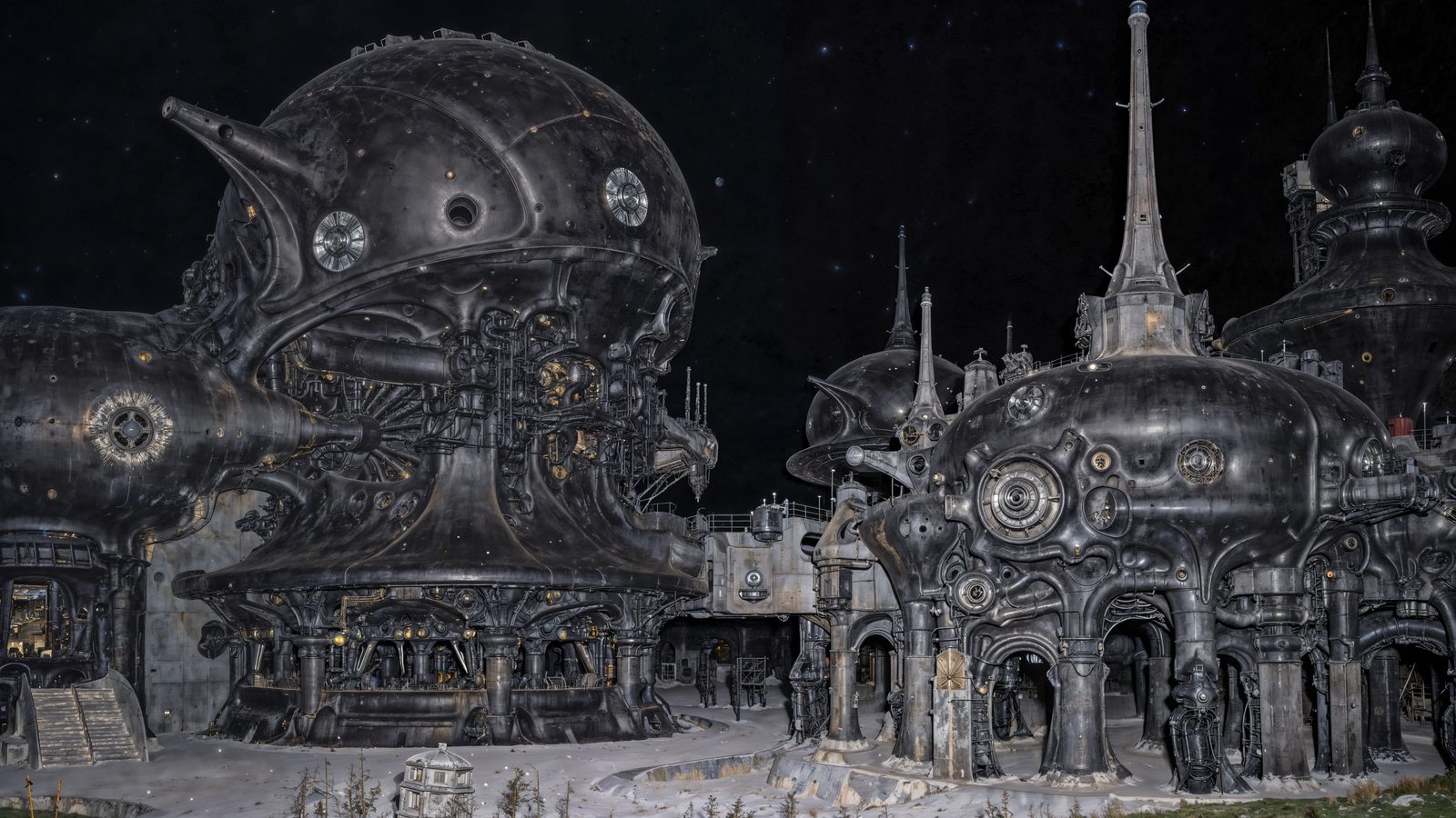 Suborbital — Wide · Industrial Subterranean · Silver