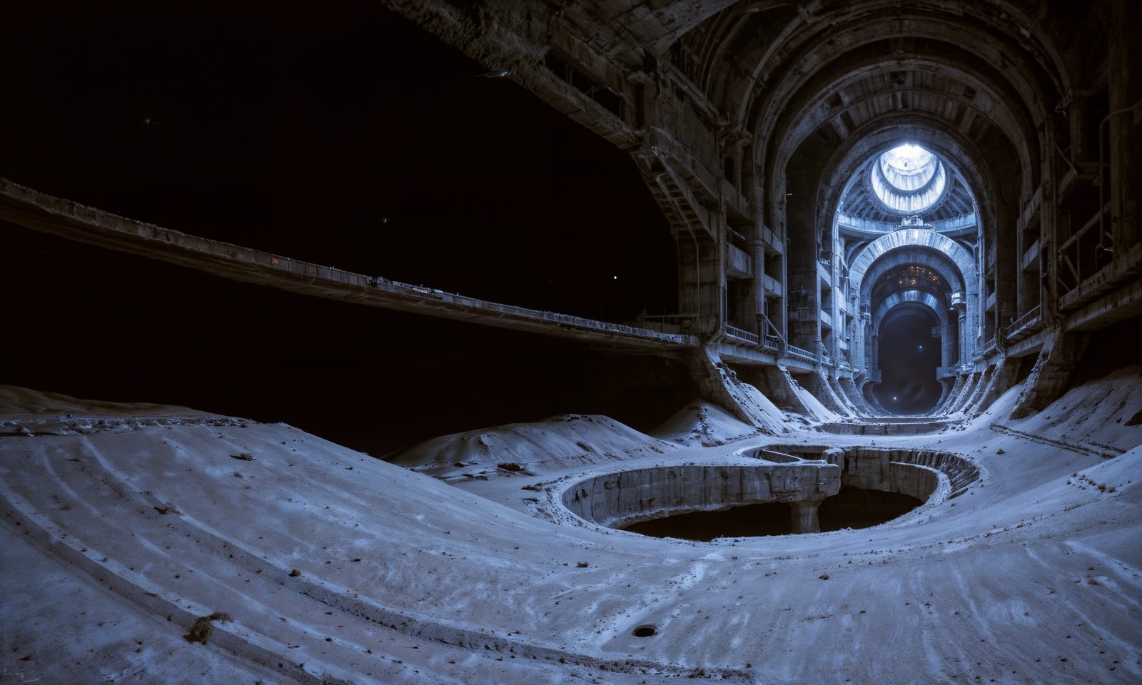 Industrial Subterranean — Wide · Industrial Subterranean · Black