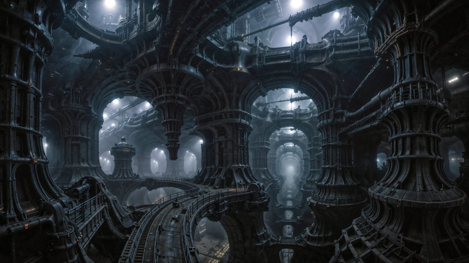 Suborbital — Wide · Industrial Subterranean · Silver