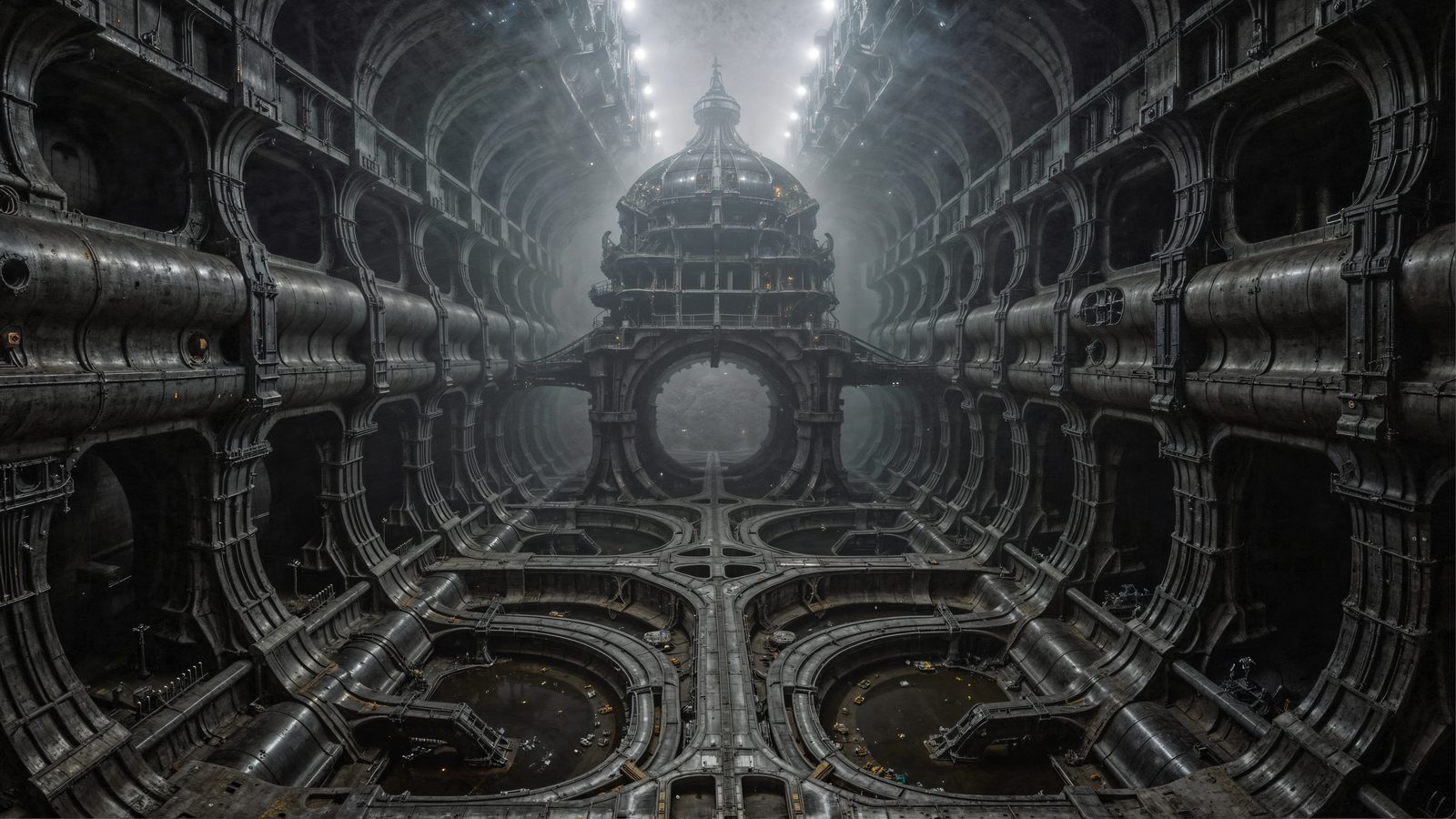 Suborbital — Wide · Industrial Subterranean · Silver