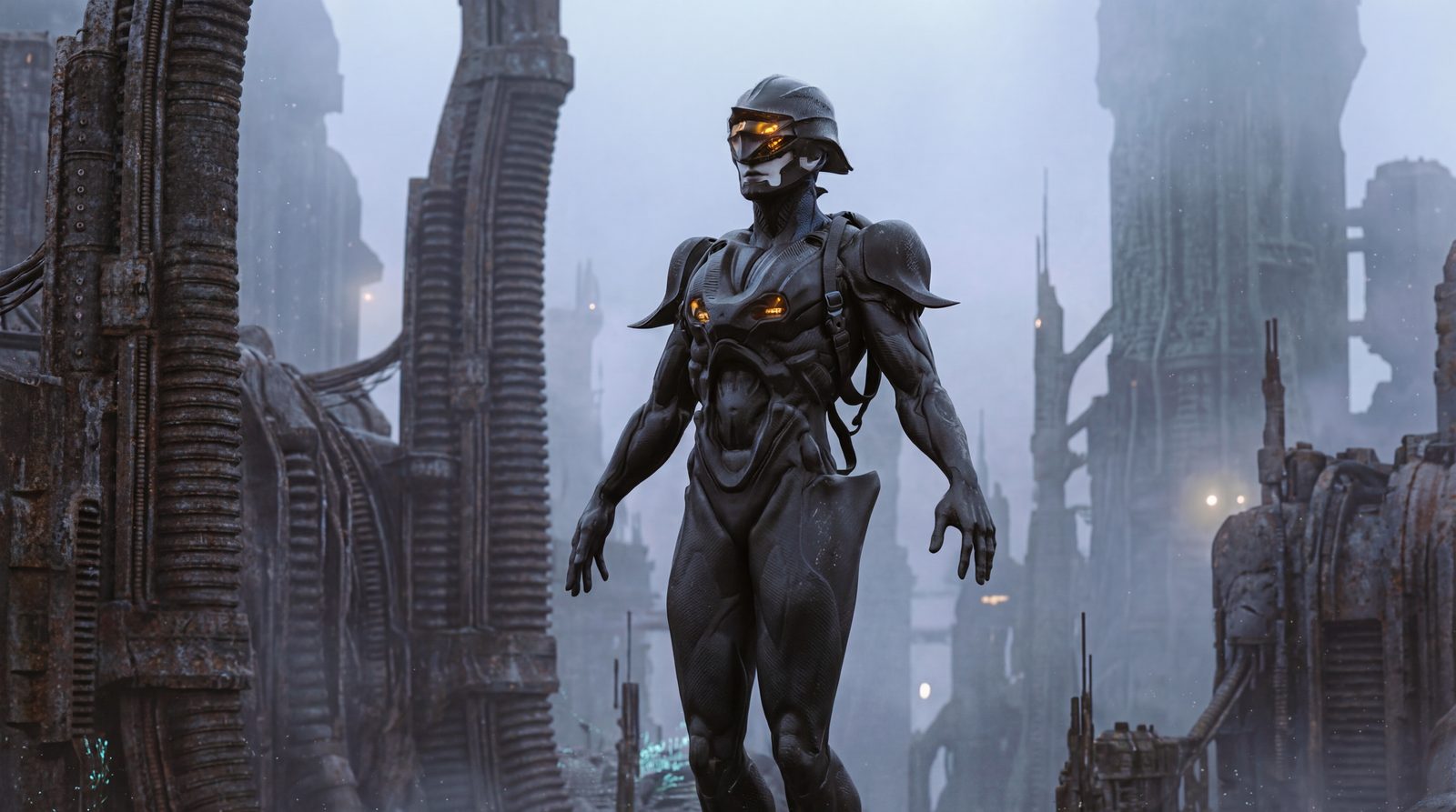 Recon Pilot Skater01 — Wide · Industrial Subterranean · Silver