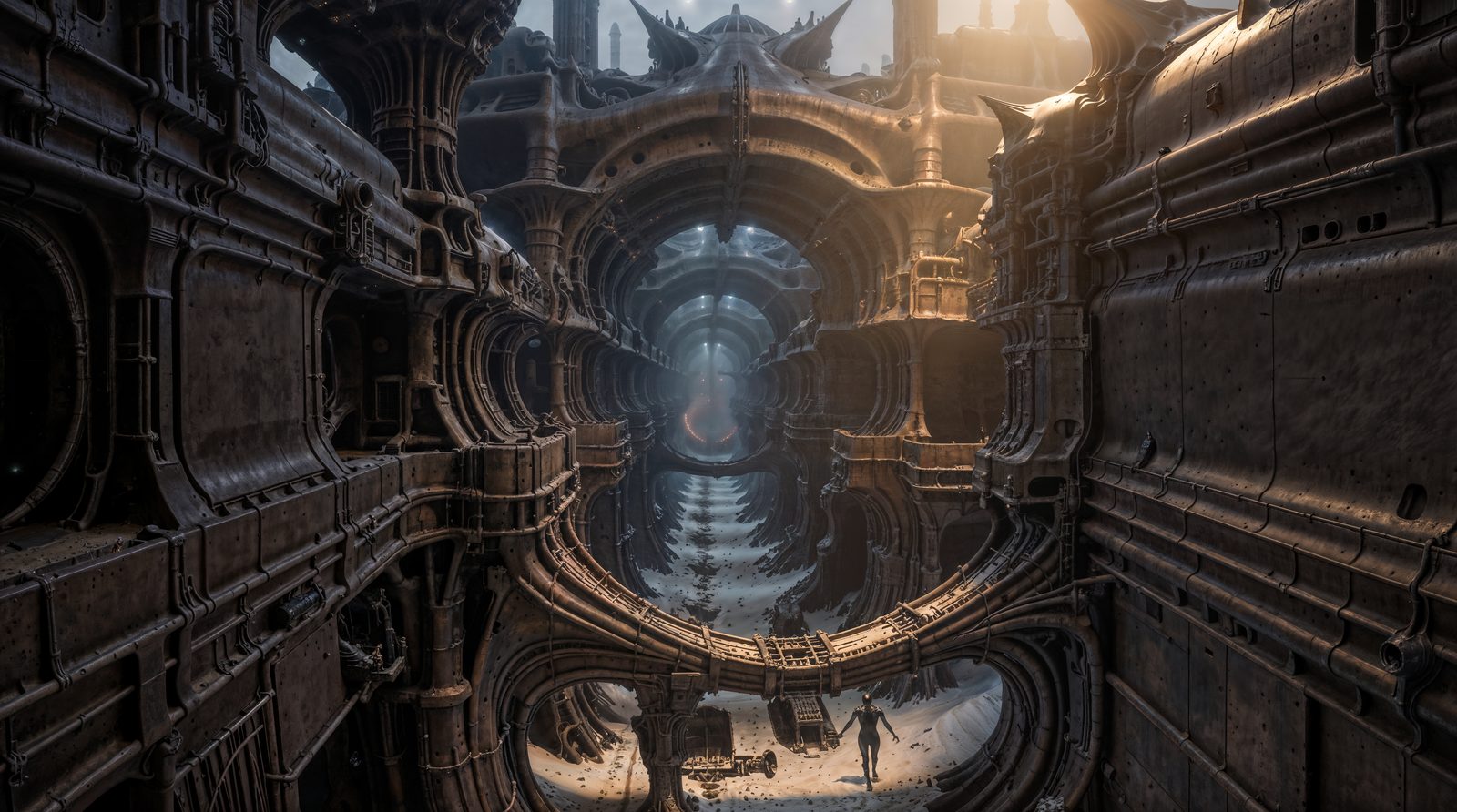 Suborbital — Wide · Industrial Subterranean · Silver