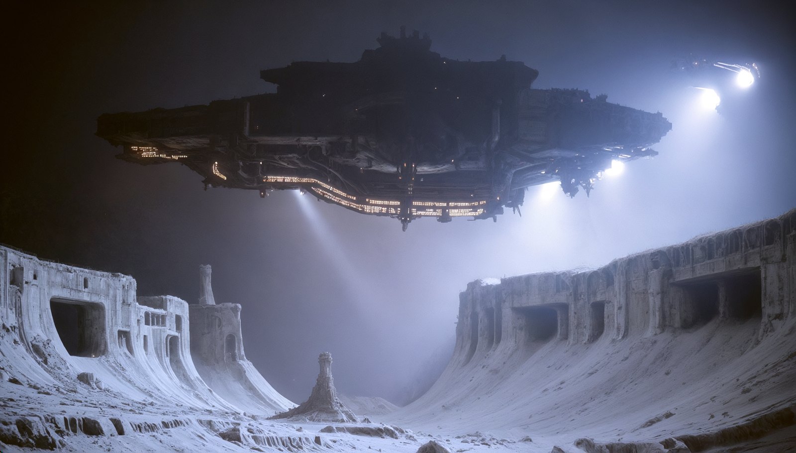 Coalition Maana-class freighter in dry dock — generated reference frame